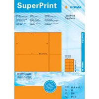 Herma Labels luminous orange 99,1x67,7 SuperPrint 200 pcs. (5145)